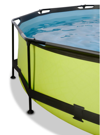 Каркасный бассейн с тентом EXIT "Лайм" (300 х 76 см)